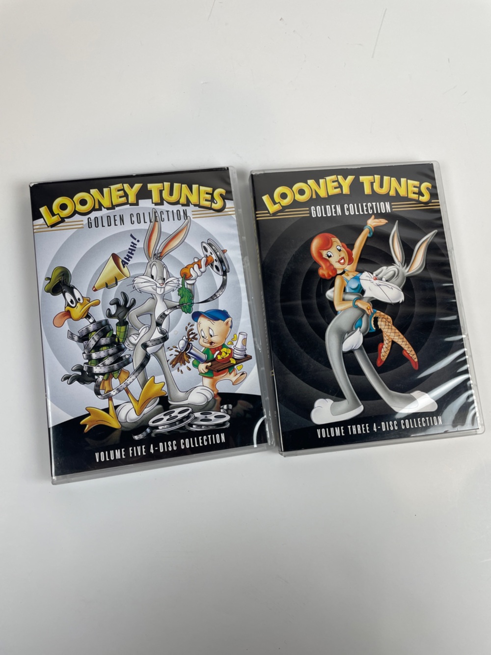 LOONEY TUNES GOLDEN COLLECTION 4 Discs x 2 DVD LOT 2 Vol 3 & 5 With 8 Discs